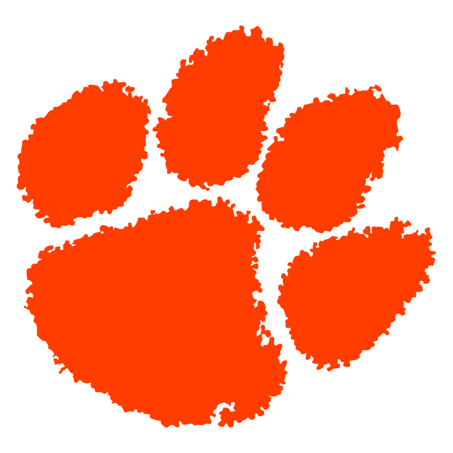 Clemson paw logo